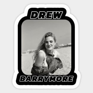 Drew Barrymore Sticker